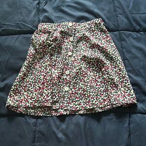 Flower Print Skirt Size 11-12